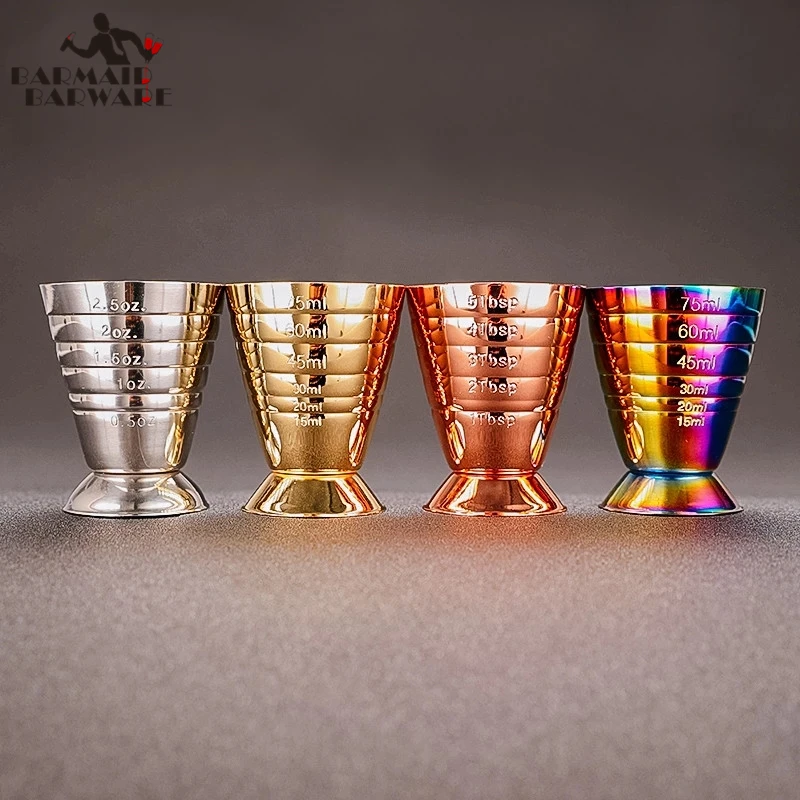 Jigger Del Cocktail Di Misura Della Barra Degli Strumenti Della Tazza Di Misurazione Di Stile Giapponese