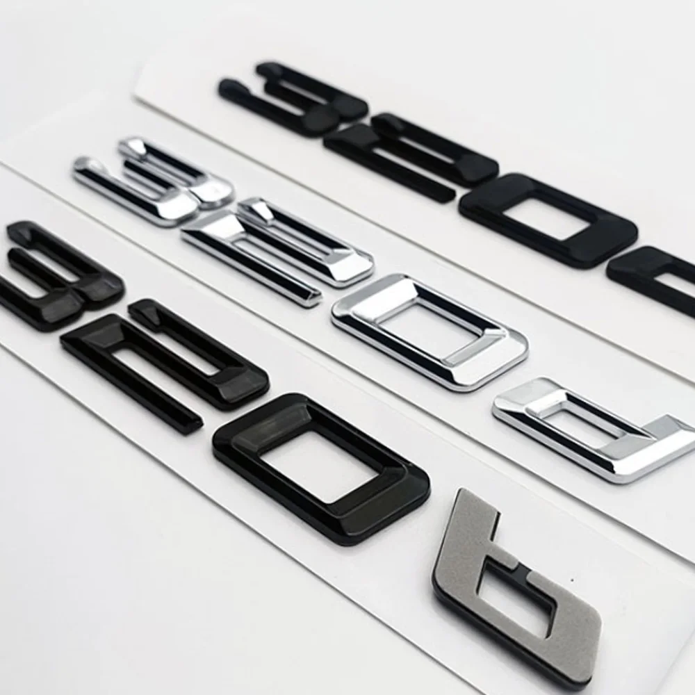 Per Bmw 320D E46 E36 E90 E91 E92 F31 G20 G21 320D Logo Adesivi Car Trunk 3D Abs Logo Lettere Distintivi Adesivi Accessorio Adesivo