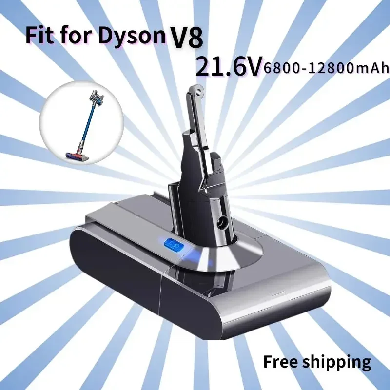 Batteria Per Dyson V 8 21.6V V 8 Series, V8 Fluffy Batteria Per Aspirapolvere Agli Ioni Di Litio Sv8, Per Batteria Dyson V 8