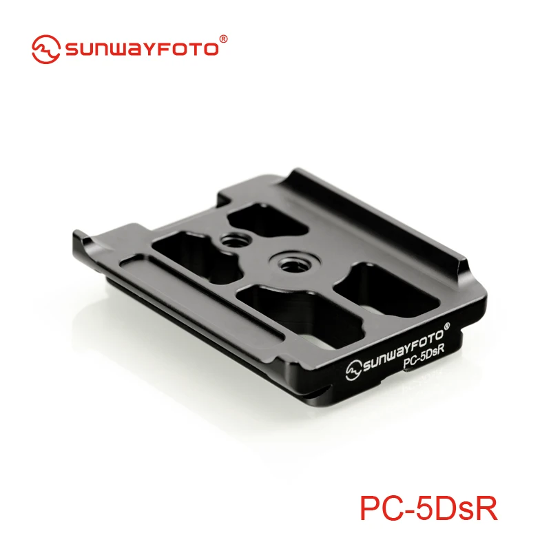 Piastra Qr Con Testa A Treppiede Sunwayfoto Pc-5Dsr Per Piastra A Sgancio Rapido In Alluminio Specifico 5Dsr 5Ds