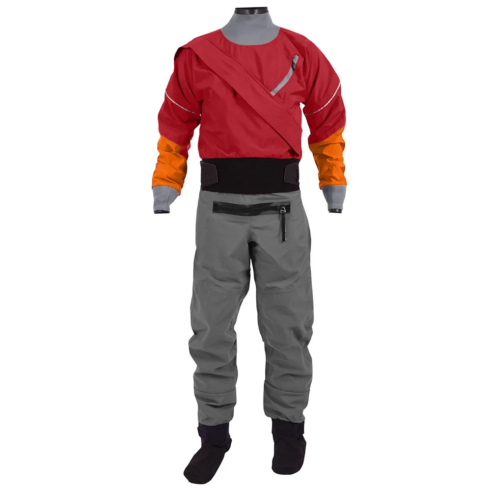 Kayak Drysuit For Men Dry Suit Surf Imbottitura Nuoto Dry Suit Impermeabile Traspirante Chest Wader Top Cloth Dm17