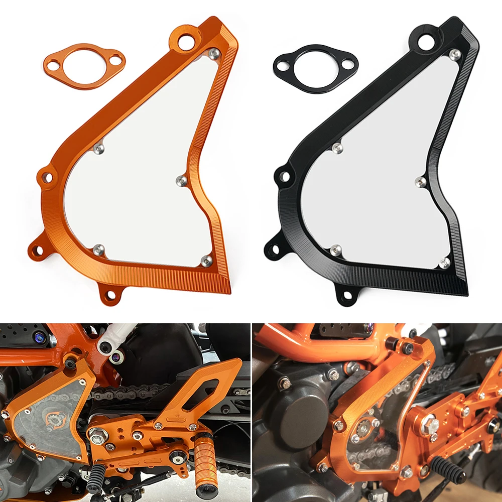Per Ktm 390 Adventure Motorcycle Clear Front Sprocket Case Saver Protector Chain Guard Cover Per Ktm Duke 250 390 Duke 2013-2023