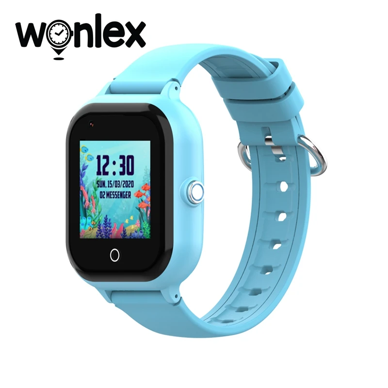 Wonlex Smart Orologio Da Polso Whatsapp Videochiamata Bambini Gps Tracker Bracciale Kt24Plus 4G Sos Phone Watch