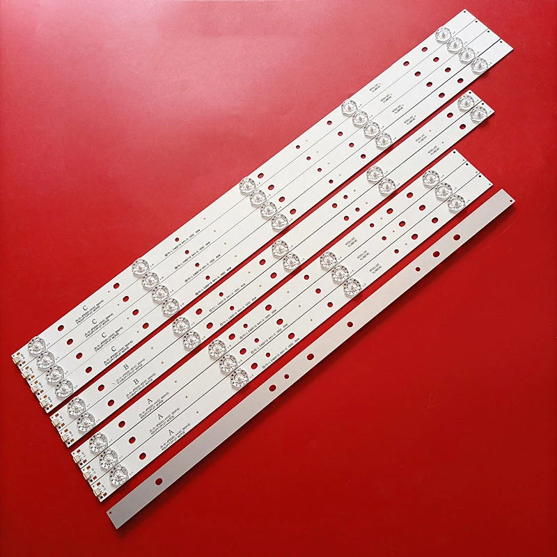 Striscia Di Retroilluminazione A Led 10 Pezzi Per Akai Aktv551 Aktv5512Ts Js-D-Jp5520-A41Ec B51Ec C51Ec (60416) Ms-L0956-L M R Ys_Le469119
