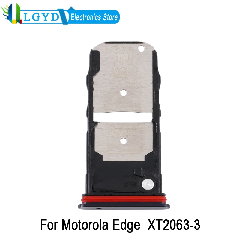 Per Motorola Edge Xt2063-3 Sim Card Tray + Sim / Micro Sd Card Tray Sostituzione