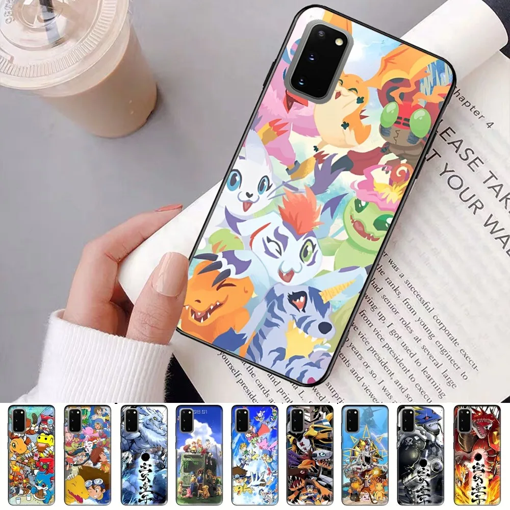 Custodia Per Telefono Digitale Monster Digimon Per Samsung S 9 10 20 21 22 23 30 23Plus Lite Ultra Fe S10Lite Fundas