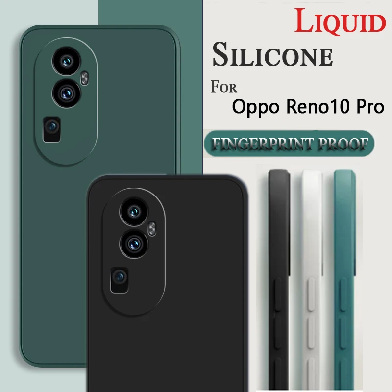 Per Oppo Reno10 Pro Lovely Soft Silicone Liquid Case Cover Antiurto Reno 9/Reno9 Pro + Mobile Fundas Oppo Reno10 Reno10 Pro +