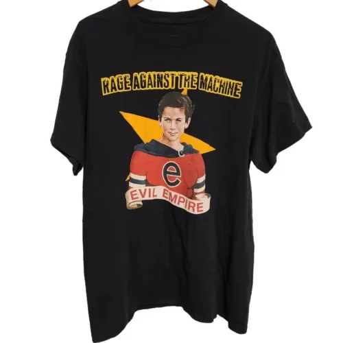 Rage Contro La Macchina Evil Empire Vintage 1996 T Shirt Large Anni '90 Maniche Lunghe O Corte