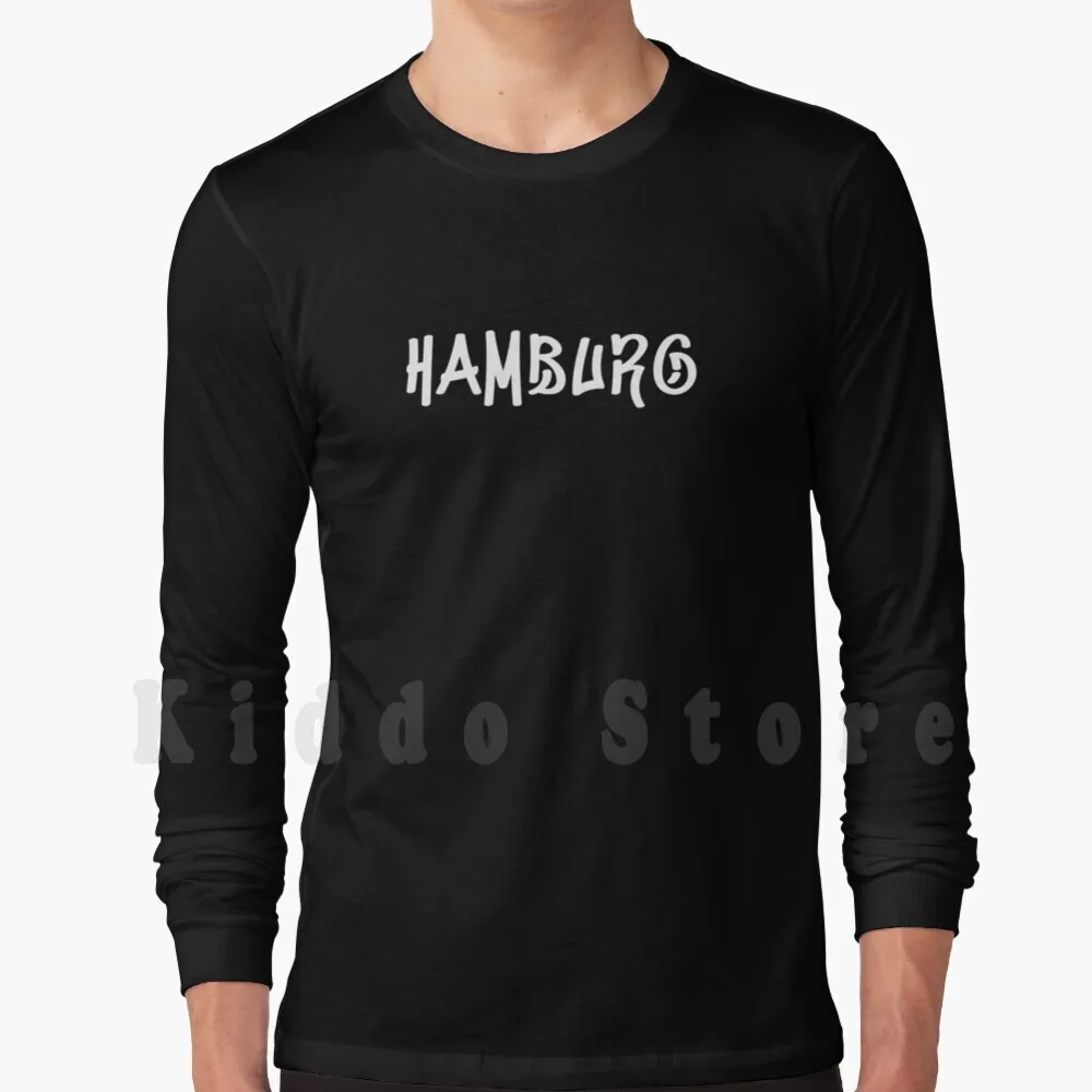 Hamburg Felpa Con Cappuccio Manica Lunga Amburgo Deutschland Deutsch Berlino Munchen Città K? Ln Amburgo Europa Land