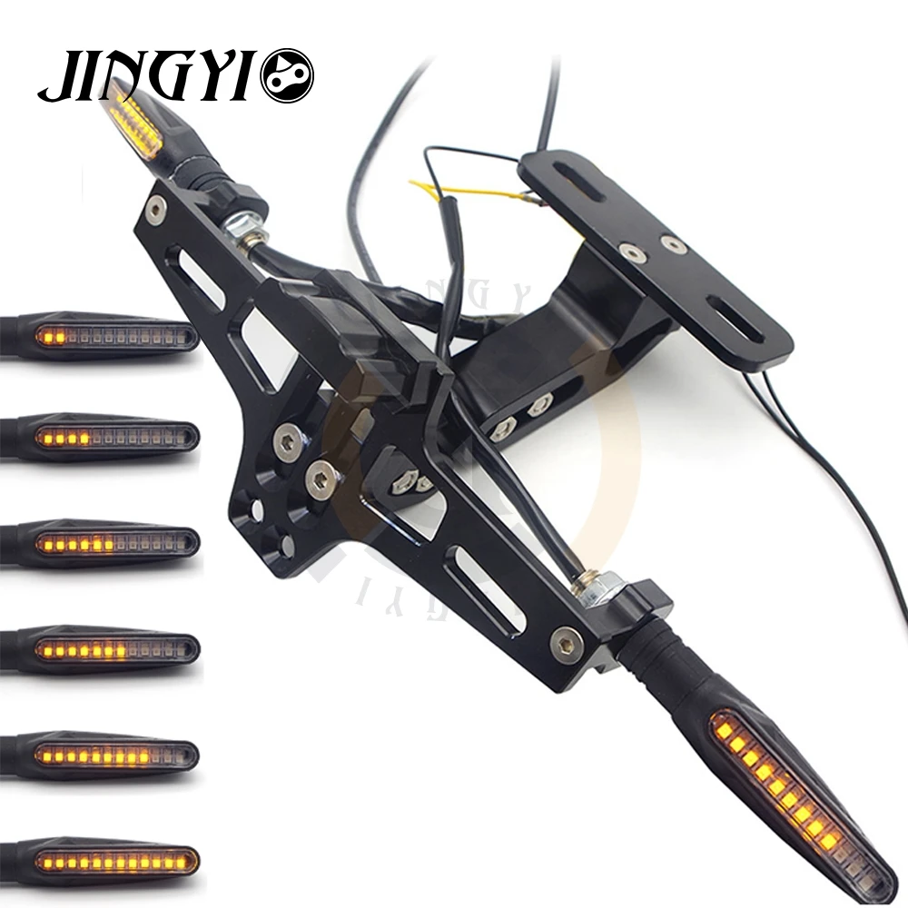 Led Moto Porta Targa Indicatori Di Direzione Per Honda Shadow 600 Dio Af18 Vlx Lead Pcx 150 Dio 27 Cb600 Hornet Forza 125