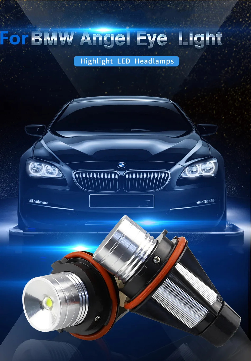 2 Pz/Set Chip Led Marker Fari Alogeni Di Profondità 10W Led Di Errore Gratuito Di Luce Per Bmw E39 E53 E60 E61 E63 E64 E65 E66 E87 525I 530I Xi 545I