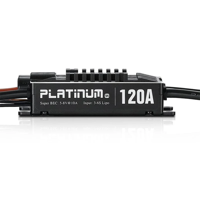 Hobbywing Platinum Pro V4 120A 3-6S Lipo Bec Vuoto Muffa Brushless Esc Per Rc Aereo Drone Elicottero