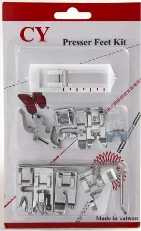 11Pcs Presser Piedi # 5011L-C Per Attacco Basso Snap Macchina Babylock Bernina Fratello