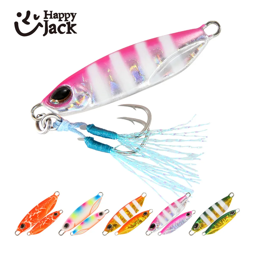 Happyjack New Mini Jackjig Casting Jig 5G 7G 10G 15G Rockfishing Micro Jig Spoon Esca Da Pesca In Acqua Salata