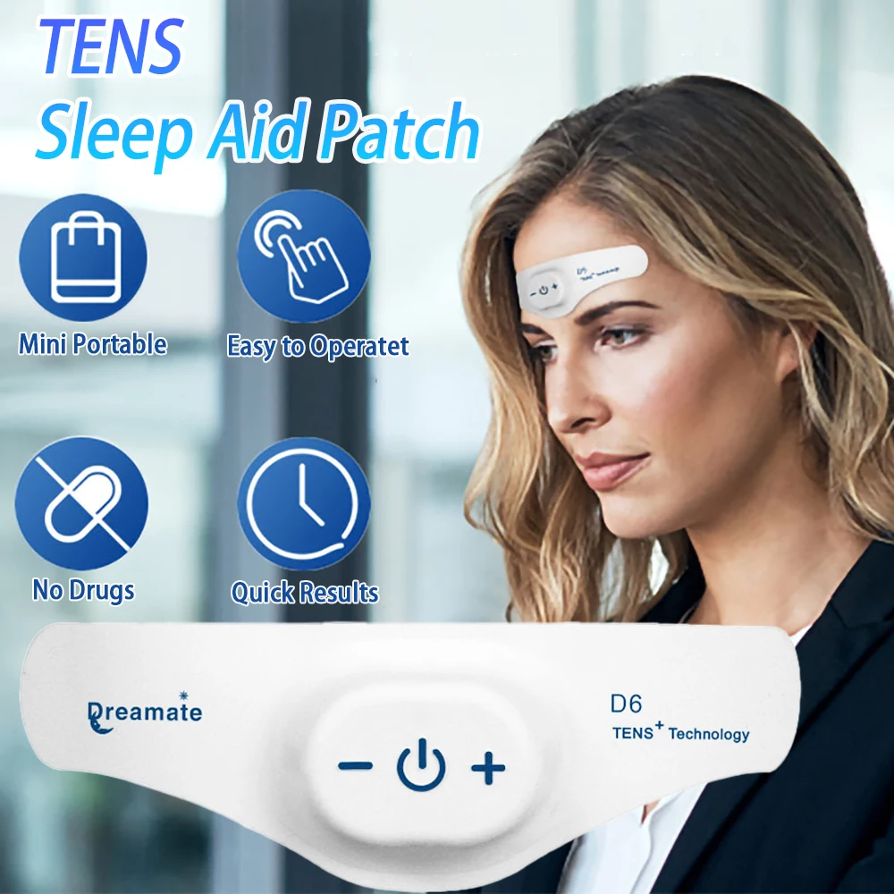 Ems Tens Sleeping Aid Device Smart Sleeping Relief Insomnia Instrument Aiuta A Dormire Terapia Dell'Ansia Notturna Sollievo Dalla Pressione Rilassato