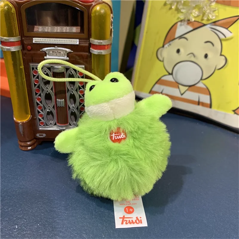 8Cm Cartoon Trudii Green Frog Peluche Figure Toy Doll Kids Collection Model Toy