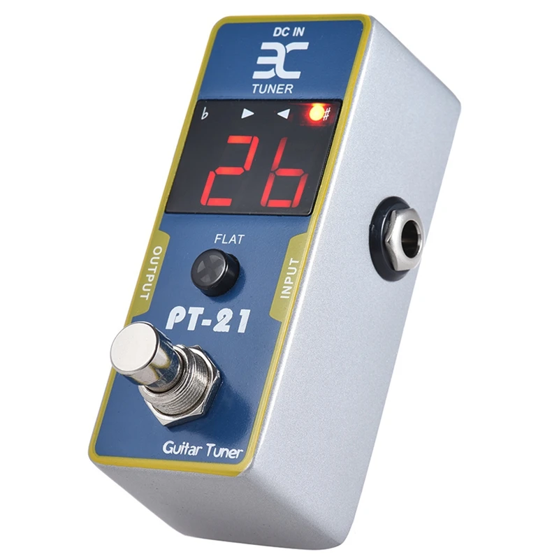 Eno Ex Micro Pt-21 Accordatore Per Chitarra Effetto Sintonizzatore A Pedale Compatto Di Piccole Dimensioni Per Tc Electronics + Connettore Gratuito