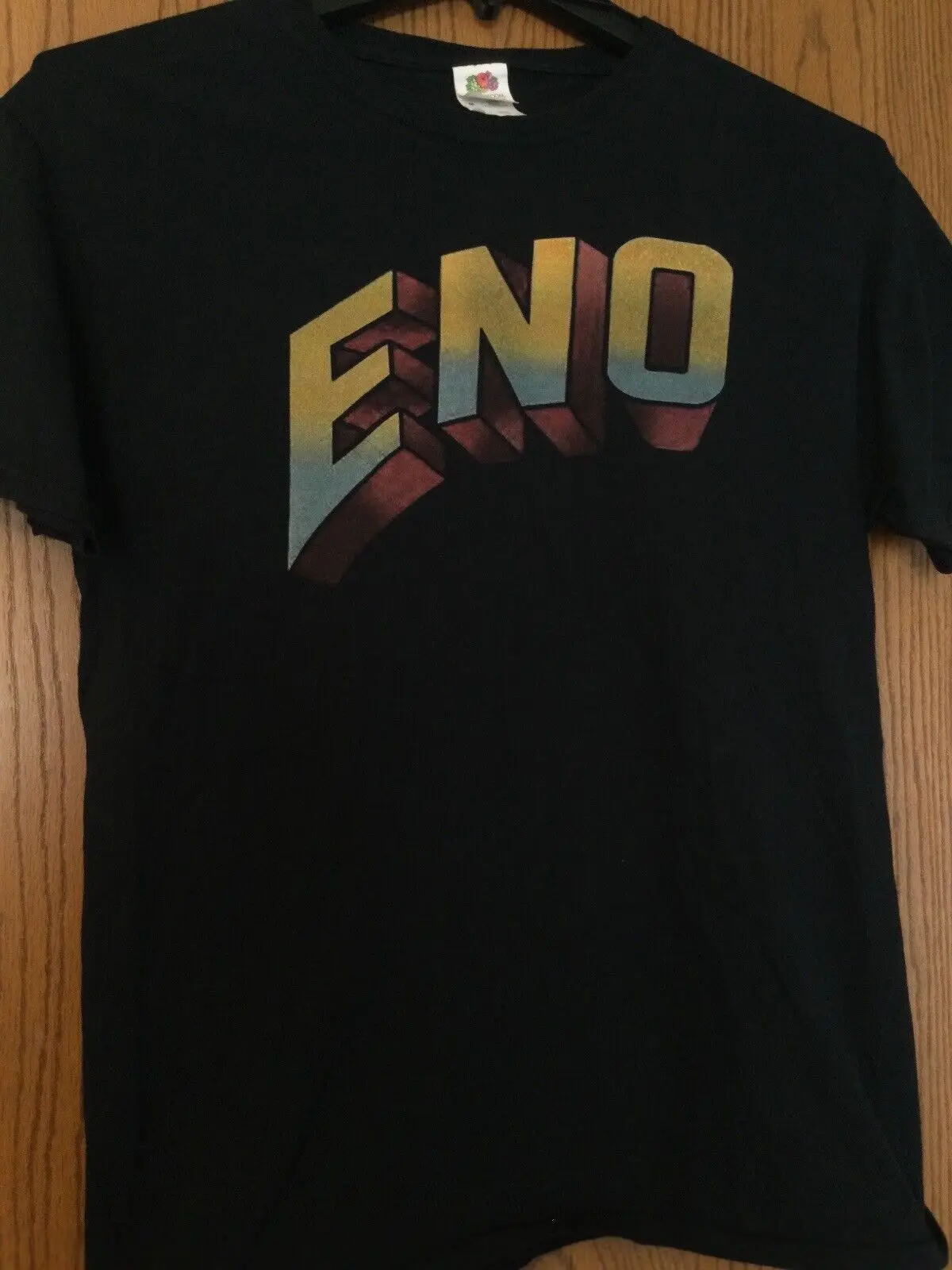 Camicia Nera Brian Eno "Eno" M Fruit Of The Loom