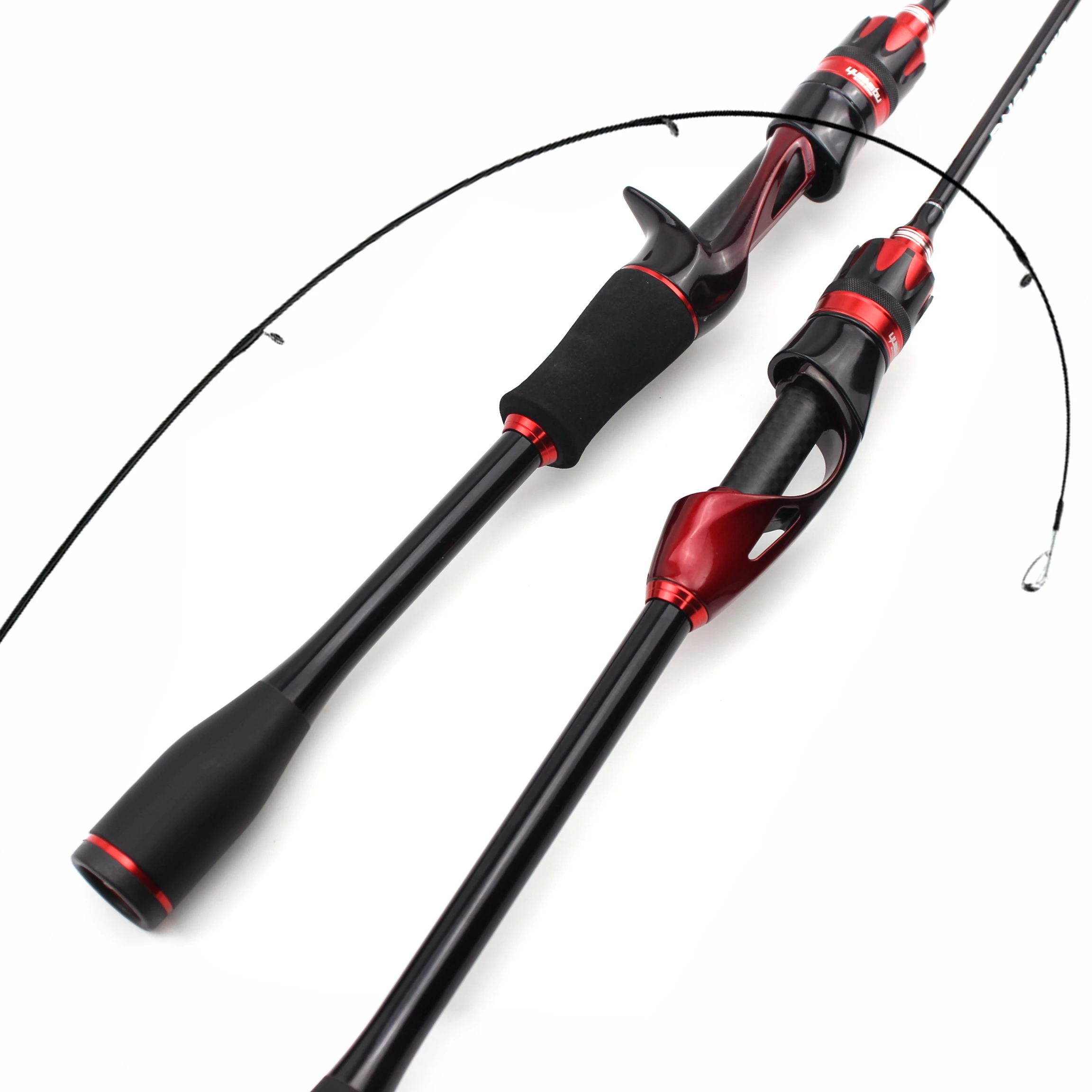 Nuovo 1.5M 1.68M Ul Slow Spinning Casting Lure Rod 2-8G Lure Canne Ultraleggere Ultra Light Solid Tips Pole Fishing Tackle Rod Pesca