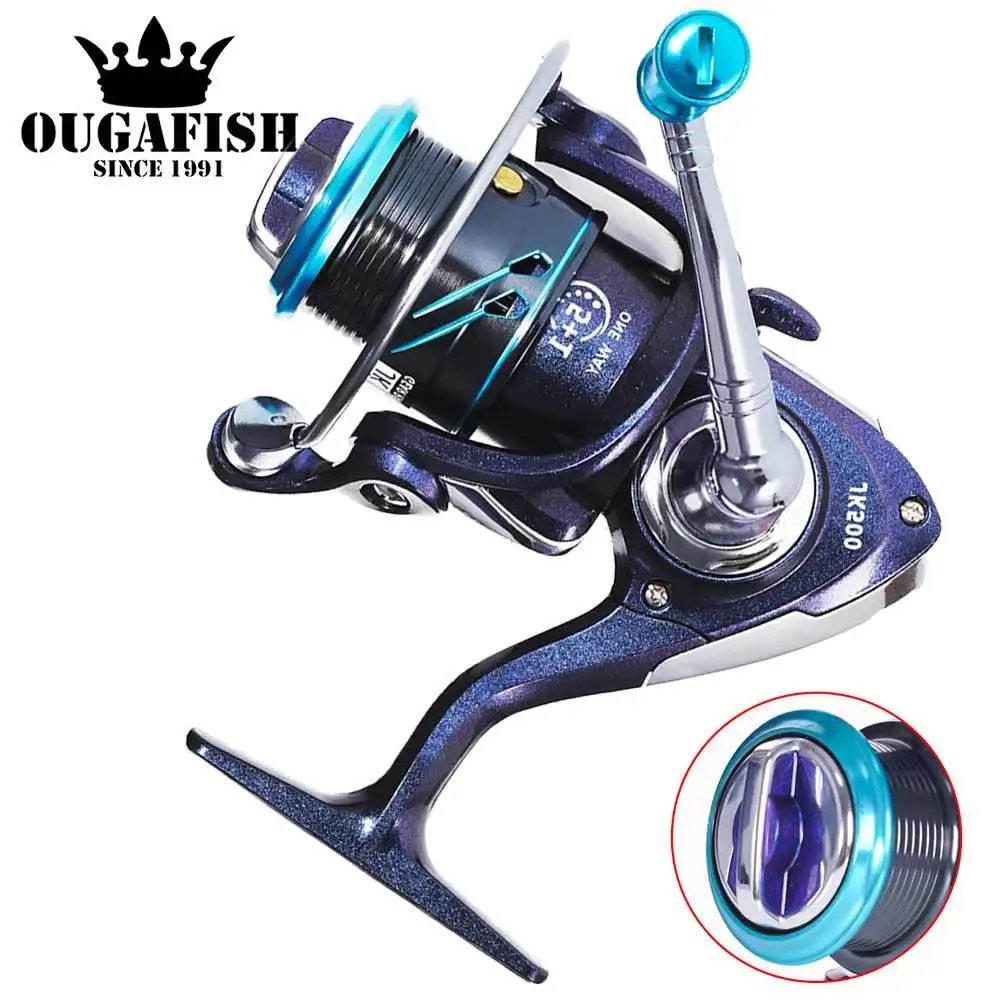 Super Light Small Spinning Mulinello Da Pesca Bobina 8Kg Max Drag 5.2:1 Bobina Superficiale Impermeabile Stainles Steel Bearing Carretilha Pesca