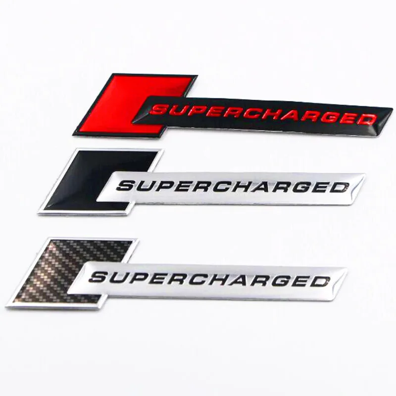 Distintivo Sovralimentato Posteriore Tronco Parafango Emblema Logo Adesivo Per Land Rover Range Rover Vw Audi A3 A4 A5 A6 Q3 Q5 Q7 Rs S3 S4 S5 S6