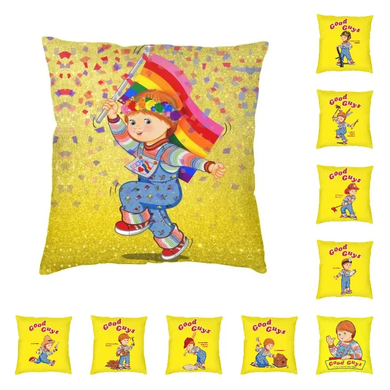 Good Guys Pride Fodera Per Cuscino Da Tiro Nordico Decoracion Salon Children'S Play Chucky Chair Cushion
