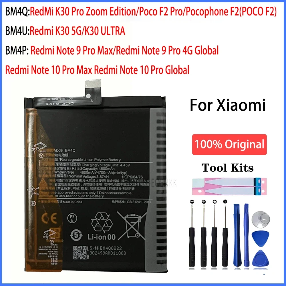 Batteria Bm4U Bm4P Bm4Q Per Batterie Xiaomi Redmi K30 Pro Mi Poco F2 Pro Redmi K30 K30I 4G 5G K30 Ultra Supreme Version