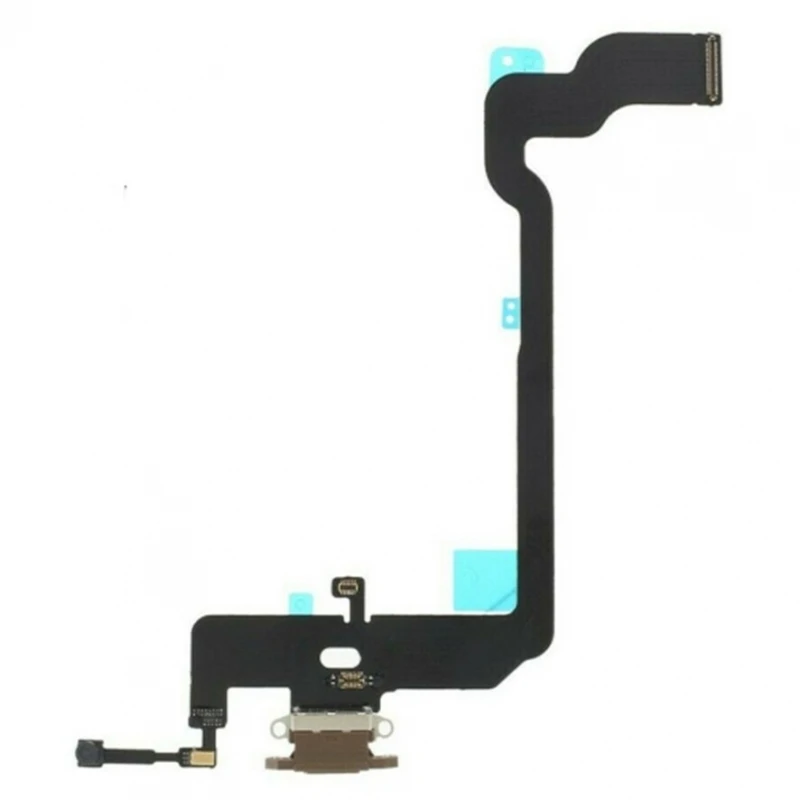Connettore Di Ricarica Per Iphone Xs Gold Flex Jack Antenna Scheda Cavo Microfono # Apple Iphone Xs (A1920, A2097, A2098, A2100)