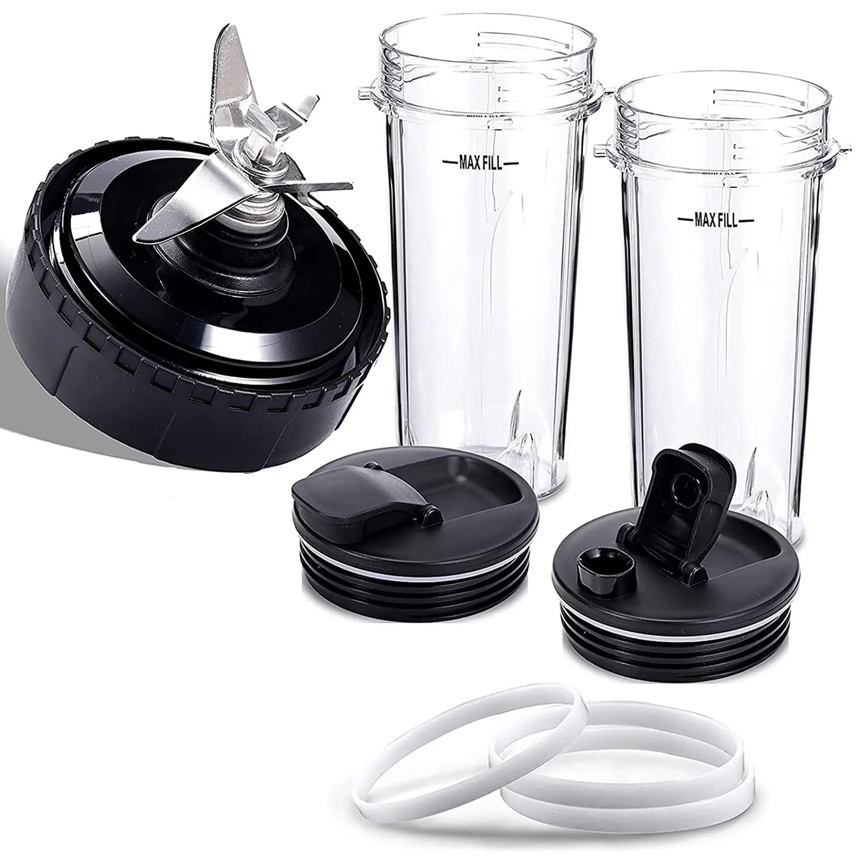 Parti Di Ricambio Per Frullatore Compatibili Per Nutri Ninja, Accessori Per Lame Estrattore A 5 Alette Per Ninja Qb3000/Qb3000Ssw