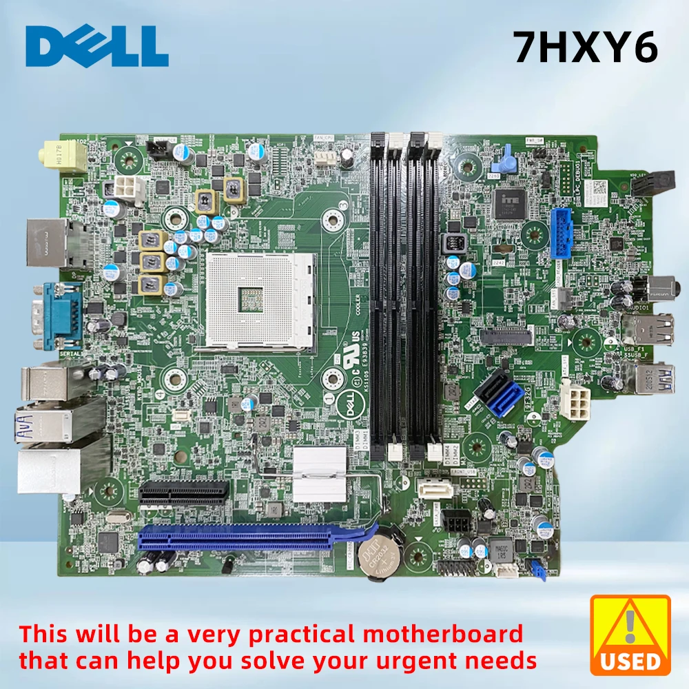 7 Hxy6 Dell Optiplex 5055 Sff Dual Dp Socket Amd Ddr4 Scheda Madre Desktop 62 P7J