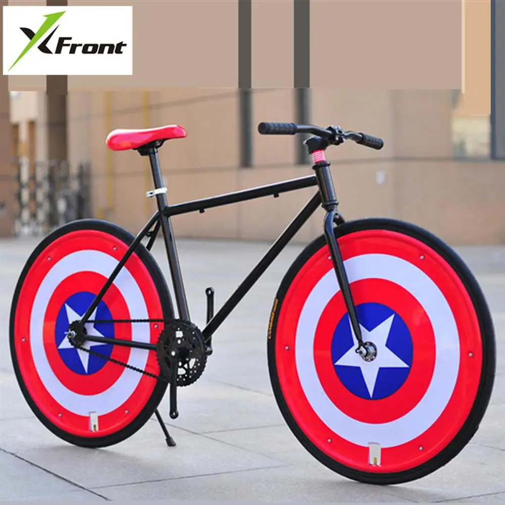 X-Front Road Bike Cambio Fisso Pneumatico Solido Fixie Bicicletta Freni Retromarcia Giro Maschio Femmina Bicicleta