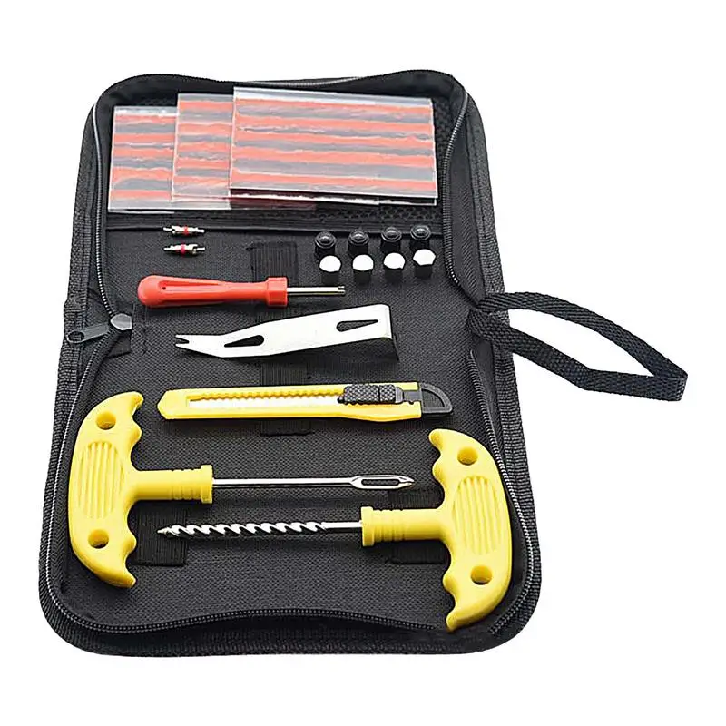 32 Pcs Strumento Di Riparazione Pneumatici Per Auto Auto Bike Tire Tire Forature Kit Di Riparazione Pneumatici Plug Accessori Per Auto Da Garage