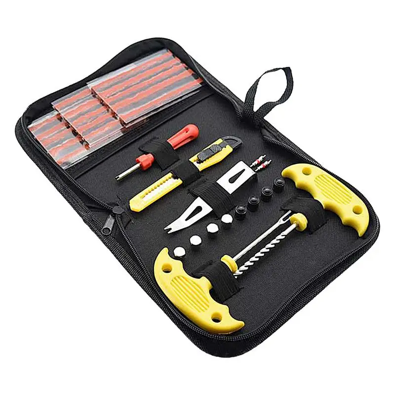 32 Pcs Strumento Di Riparazione Pneumatici Per Auto Auto Bike Tire Tire Forature Kit Di Riparazione Pneumatici Plug Accessori Per Auto Da Garage