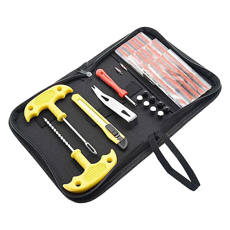 32 Pcs Strumento Di Riparazione Pneumatici Per Auto Auto Bike Tire Tire Forature Kit Di Riparazione Pneumatici Plug Accessori Per Auto Da Garage
