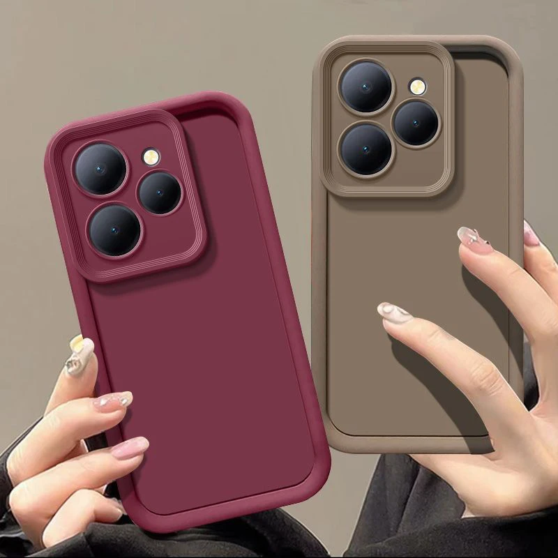 Per Infinix Smart 8 Case Infinix Smart 8 Pro Custodia Per Telefono Infinix Hot 40 Infinix Hot 40I Hot 40 Pro Luxury Candy Matte Soft Cover
