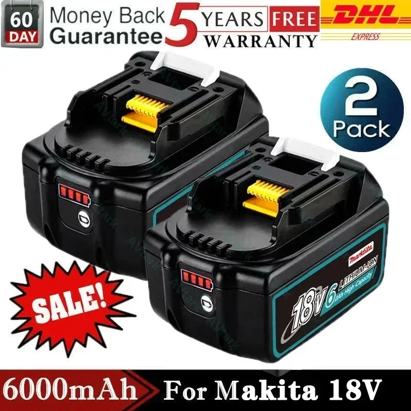 Bl1860 Per Batteria Makita 18V Batteria Ricaricabile 18650 Cella Agli Ioni Di Litio Adatta Per Utensile Elettrico Makita Bl1860 Bl1830 Lxt400