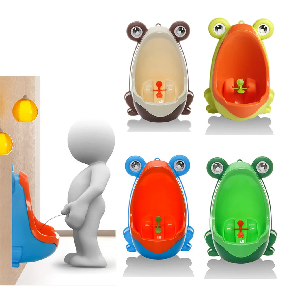 Per Frog Plastic Baby Boys Children Pee Potty Toilet Training Kids Urinal Bathro 40Jc