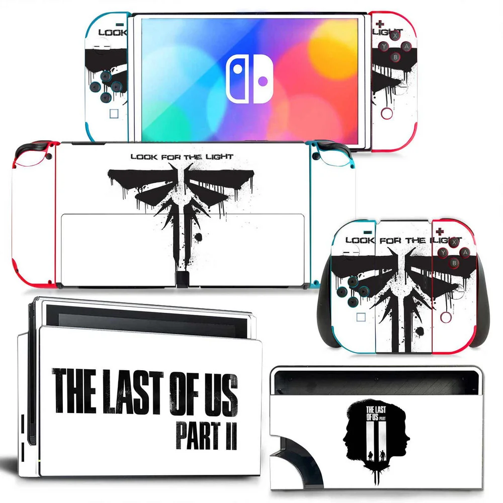 Per Switch Oled The Last Of Us Pvc Skin Adesivo In Vinile Decal Cover Console Controller Dualsense Adesivo Protettivo Antipolvere