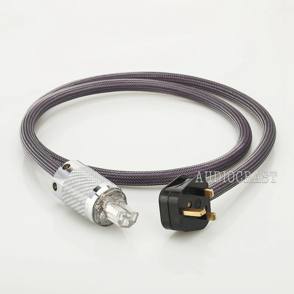 P122 Ac-313 Hifi Uk Power Cable Uk Mains Lead For Amp Cd Player Audio Visual & Hi-Fi Equipment