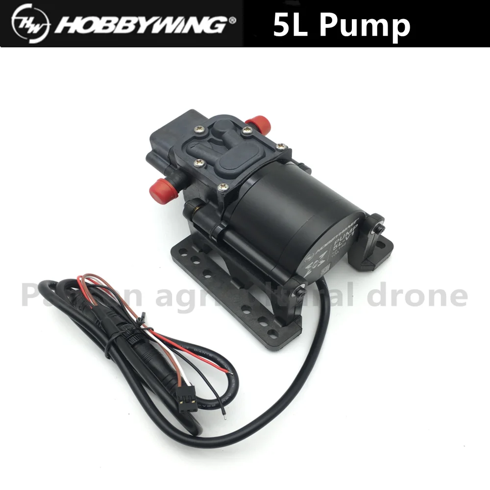 Hobbywing Combo Pump 5L Brushless Water Pump 10A 12S 14S V1 Sprayer Pompa A Membrana Per Agricoltura Vegetale Uav Drone