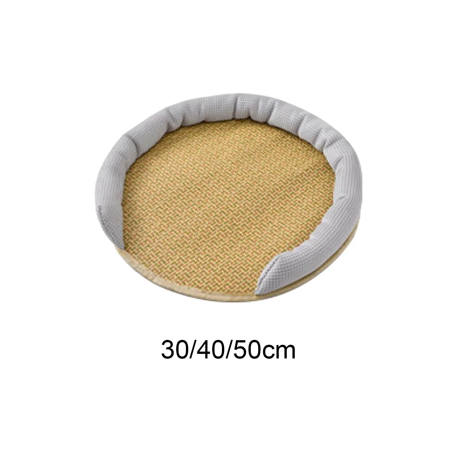 Tappetino Di Raffreddamento Per Animali Domestici In Rattan Accessori Traspiranti Cuccia Impermeabile Facile Da Pulire Comodo Materasso Estivo Letto P