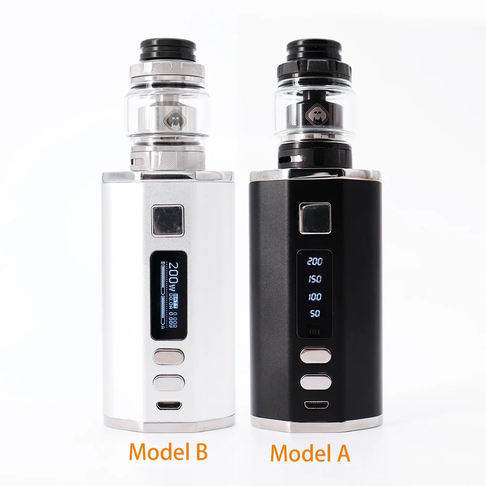 Sub Two Vape 200W Box Mod Smoke Vaper Kit Sigaretta Elettronica 4000Mah Vape Electric Smoking Vape Pod Vapers Vape Pen