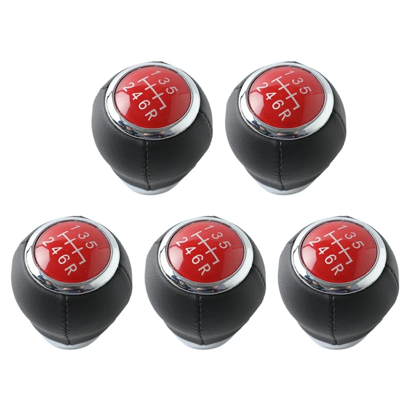 5X Pomello Del Cambio Wrx Sti 6 Manopola Di Velocità Per Subaru Impreza Wrx Sti 2009-2018