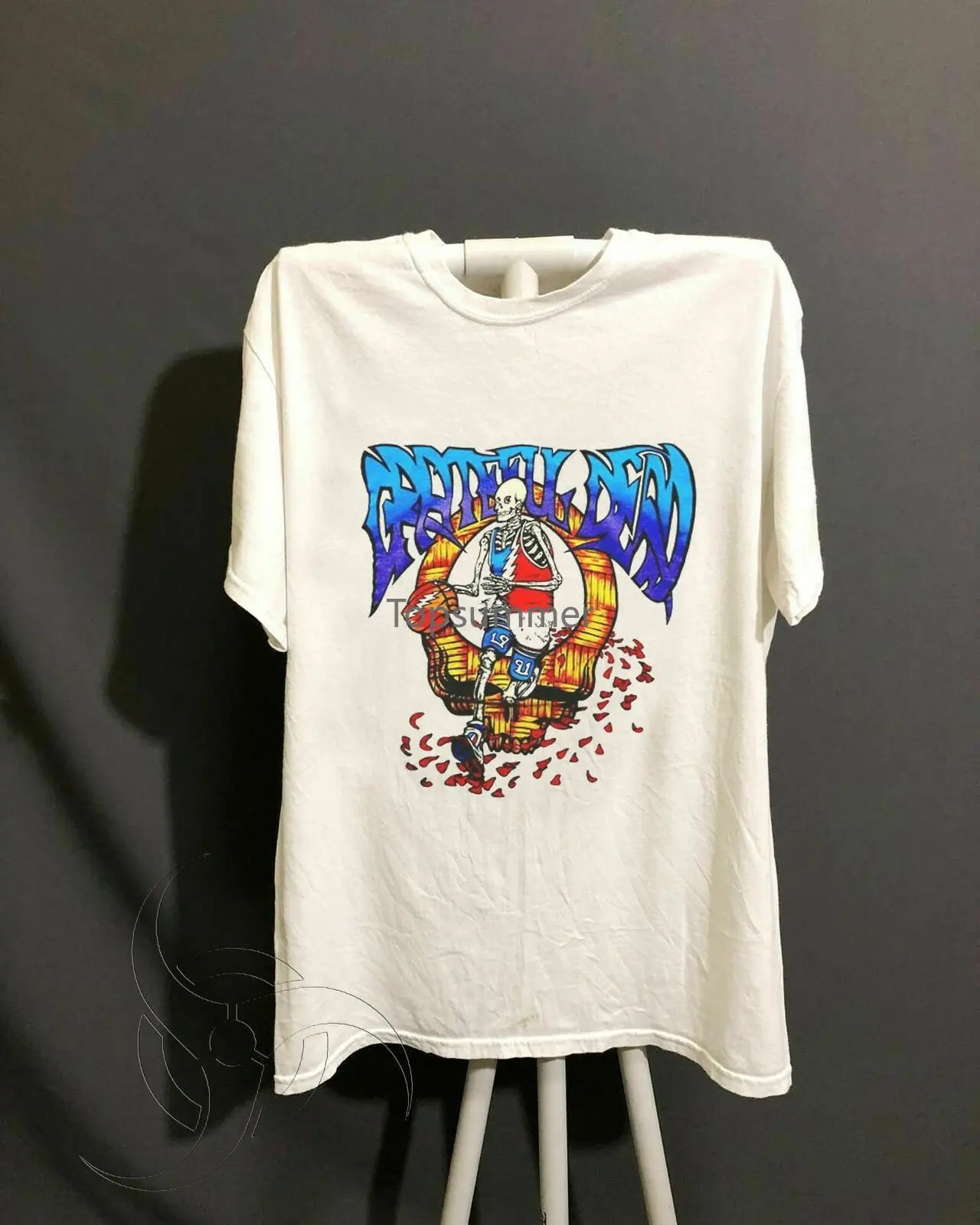 Grateful Dead 1991 Boston Garden Shirt Cotone Pesante Taglia Usa