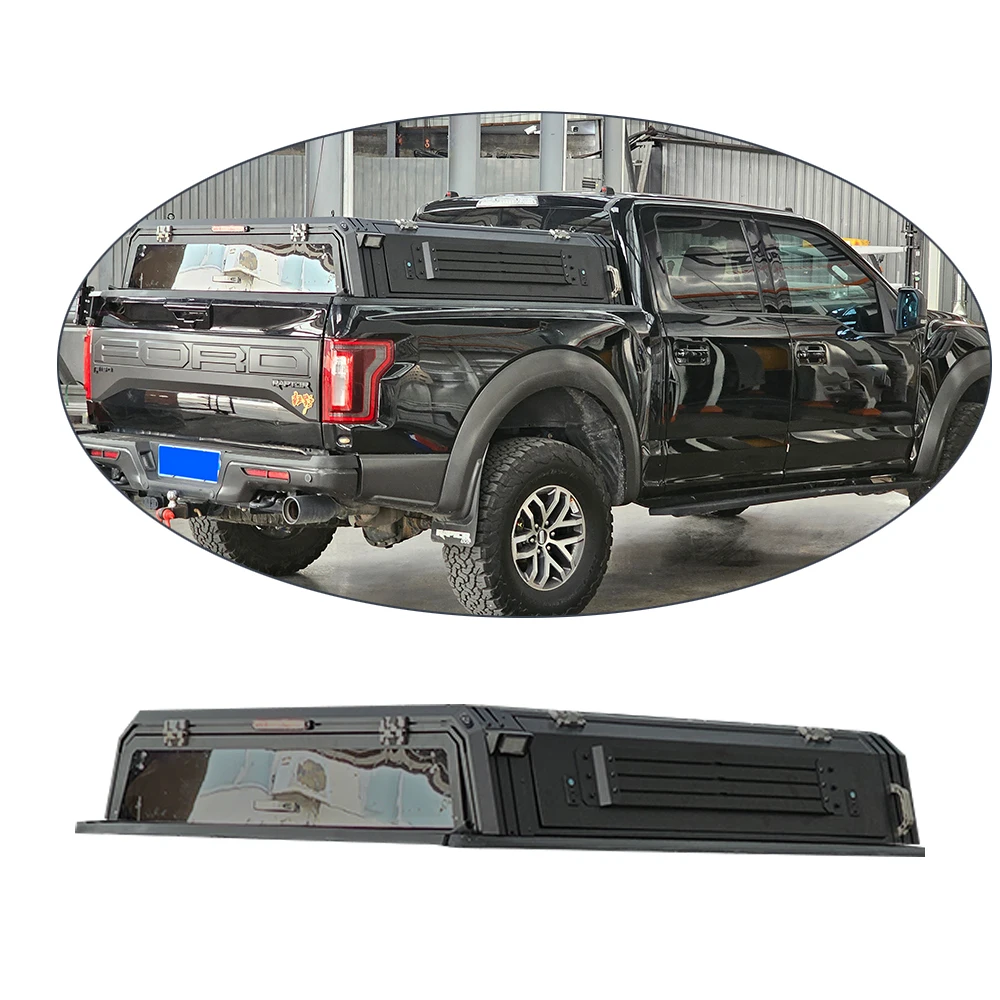 4 X4 Tettuccio In Alluminio Pickup Nero Per Ford Ranger/Raptor T6/T7/T8 Hard Top Trucks Hardtop Topper Pickup Truck