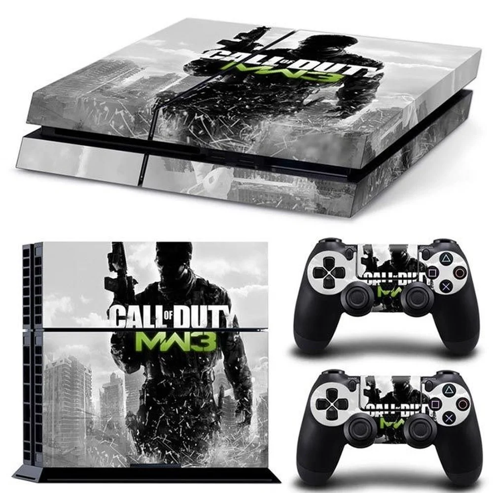 Per Ps4 Call Of Duty: Ghost Pvc Skin Vinyl Sticker Decalcomania Cover Console Dualsense Controller Adesivo Protettivo Antipolvere