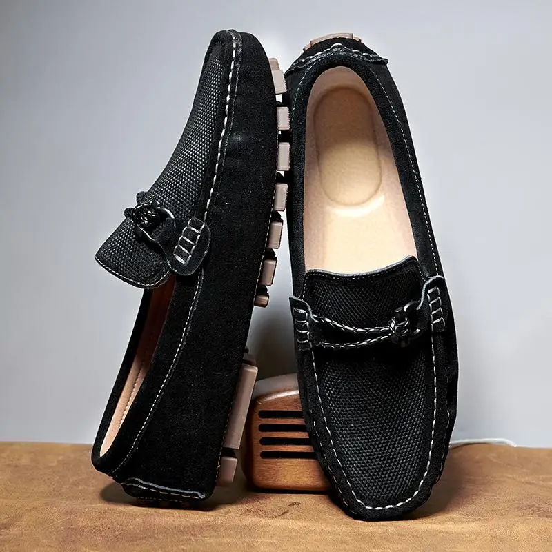 2023 New Tods Scarpe Da Uomo Slip-On Traspirante Fondo Morbido Scarpe Casual Slip On Scarpe In Pelle Scamosciata Scarpe Da Uomo Alla Moda