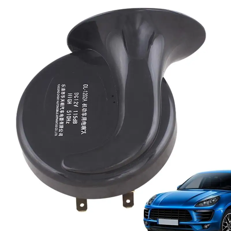 12V Car Horns 12V 120Db Super Loud Car Whistle Horn Auto Horn Accessori Per Auto Ad Alto Volume Universale Adatto Per Auto Bici Camion Barche
