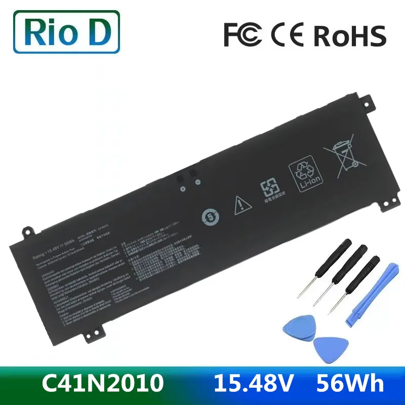 Batteria Per Laptop C41N2010 Per Asus Rog Strix G15 G513Ic G513Ie G513Ih G513Qc G513Qe Rog Strix G17 G713Qe G713Qe-Hx008T