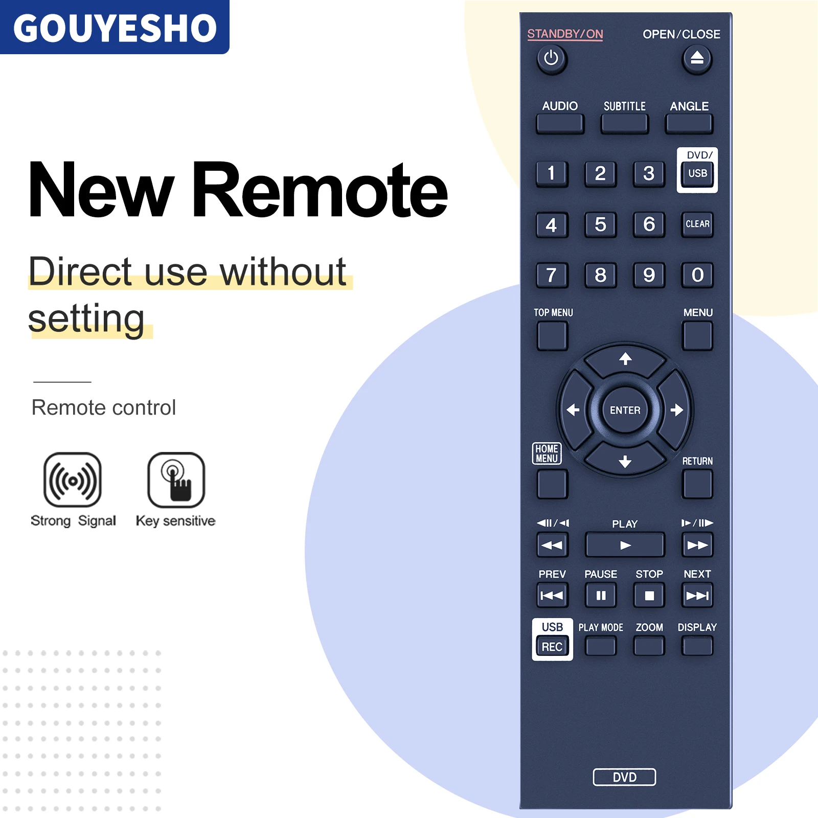 Nuovo Telecomando Per Pioneer Dvd 076E0Pp131, Dvd/Bd